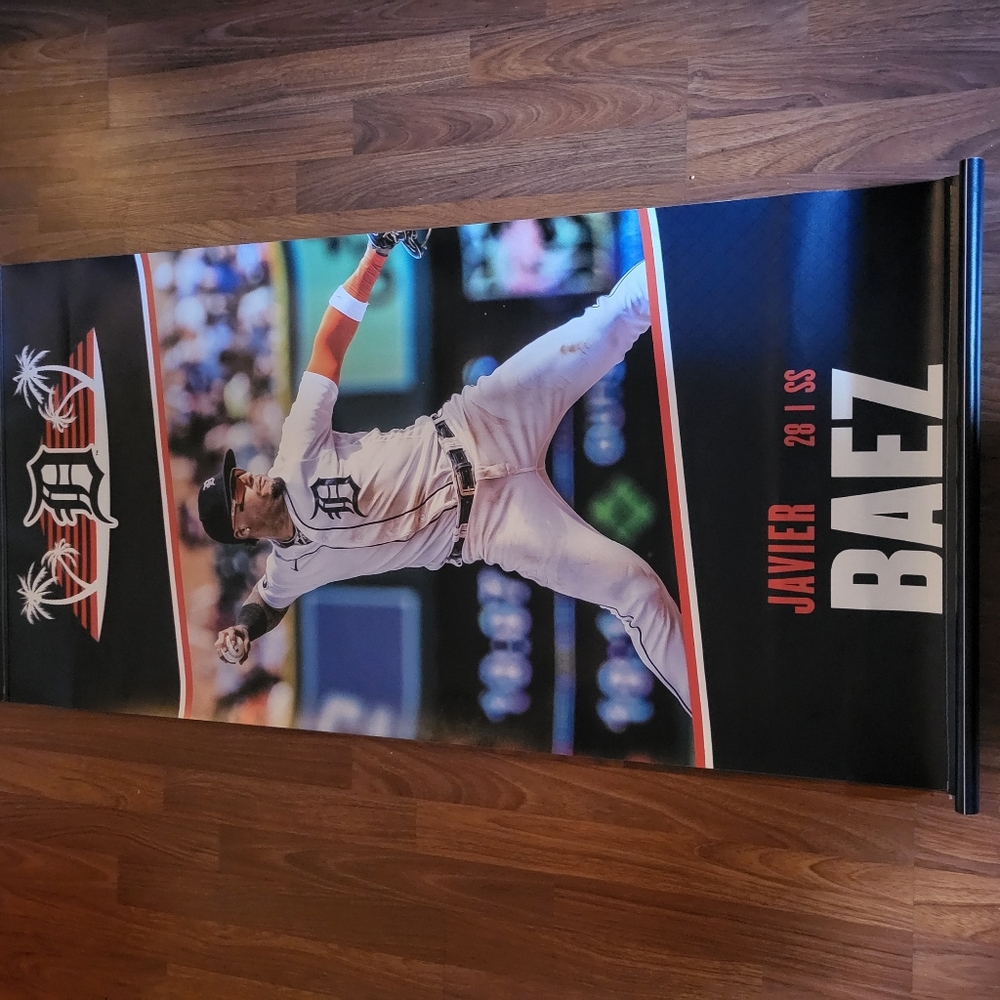 Detroit tigers street hanger poster